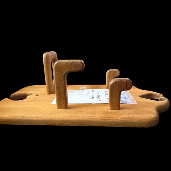 Rustic Heart Wooden Wall Organizer - Picture 4 of 7